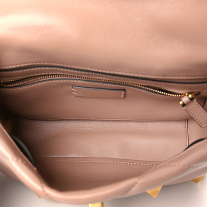 Valentino Garavani Nappa Medium Roman Stud Shoulder Bag Rose Cannelle 5 of 8
