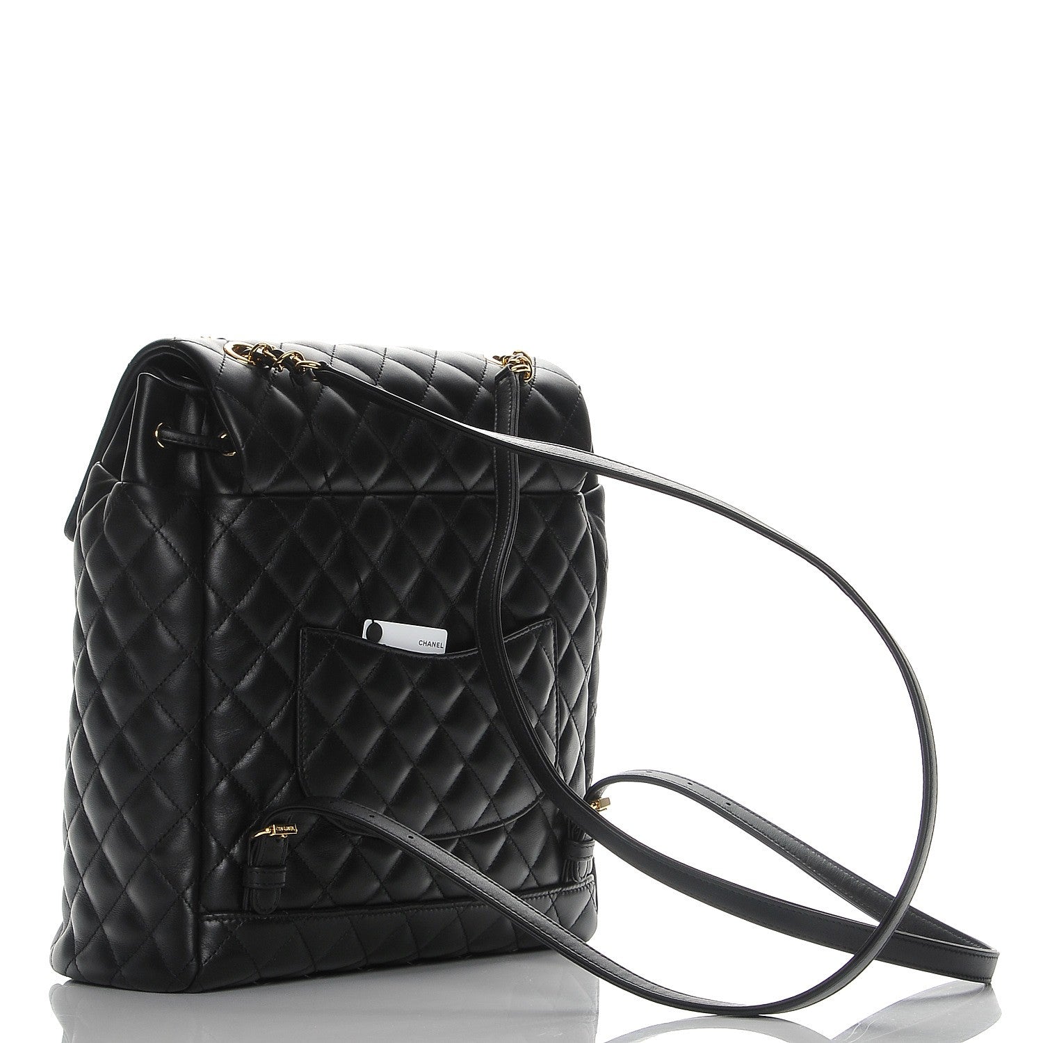 Chanel Lambskin Quilted Large Urban Spirit Backpack Black 3 of 8