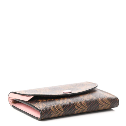 Louis Vuitton Damier Ebene Rosalie Coin Purse Rose Ballerine 4 of 7