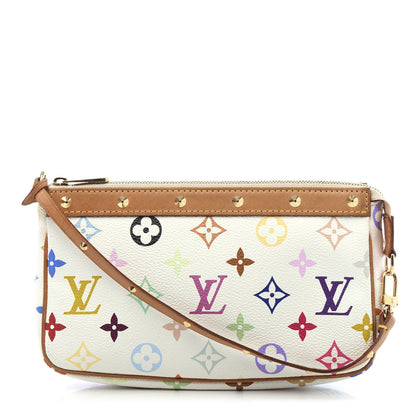 Louis Vuitton Monogram Multicolor Pochette Accessories White 1 of 19