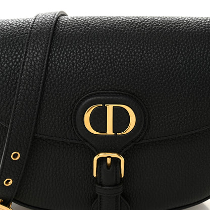 Christian Dior Grained Calfskin Medium Bobby Flap Black 7 of 9