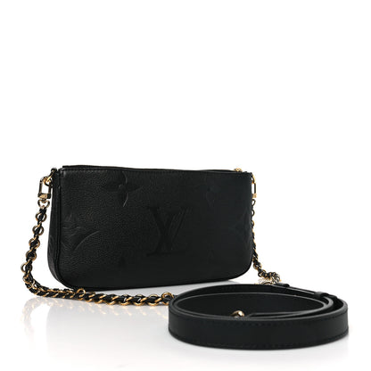 Louis Vuitton Empreinte Monogram Giant Multi Pochette Accessories Black 3 of 9
