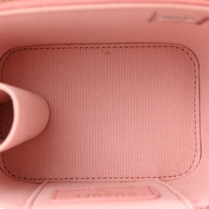 Chanel Caviar Quilted Mini Vanity Case With Chain Pink 5 of 11