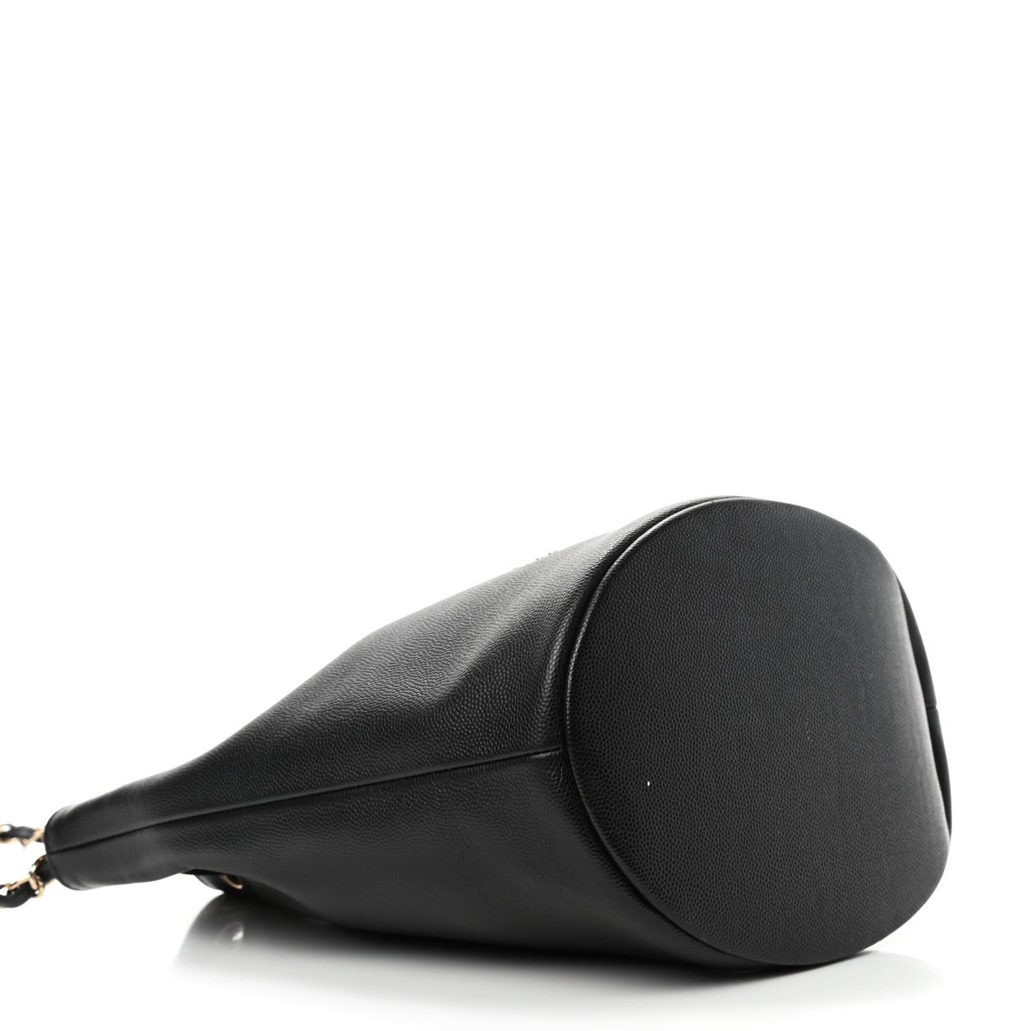 Caviar Deauville Drawstring Bucket Bag Black