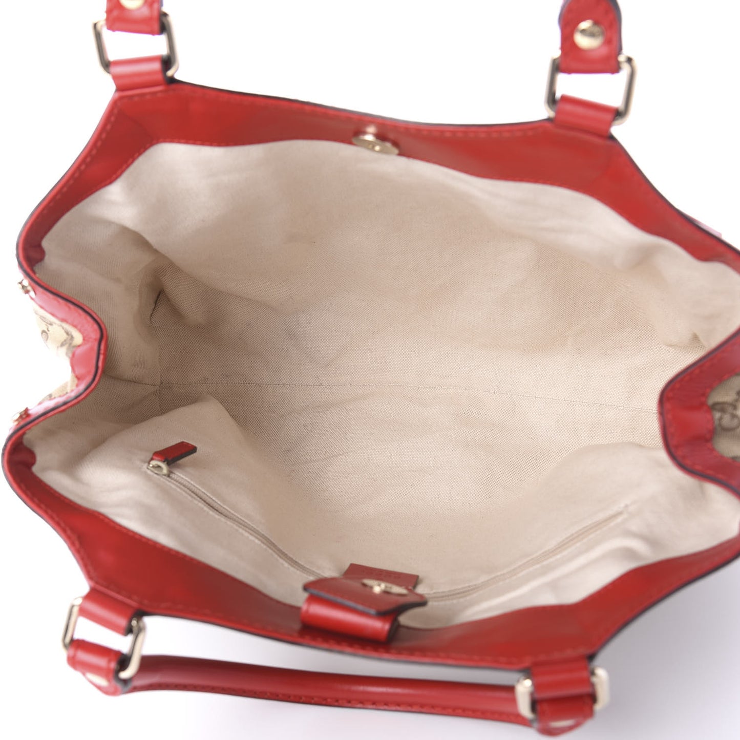 Monogram Medium Sukey Tote Red