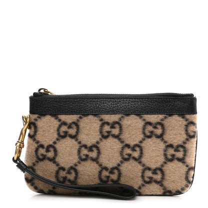 Gucci Covered Wool GG Monogram Smartphone Case Beige Ebony 1 of 11