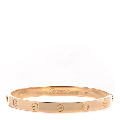 Cartier 18K Yellow Gold LOVE Bracelet 18 1 of 5