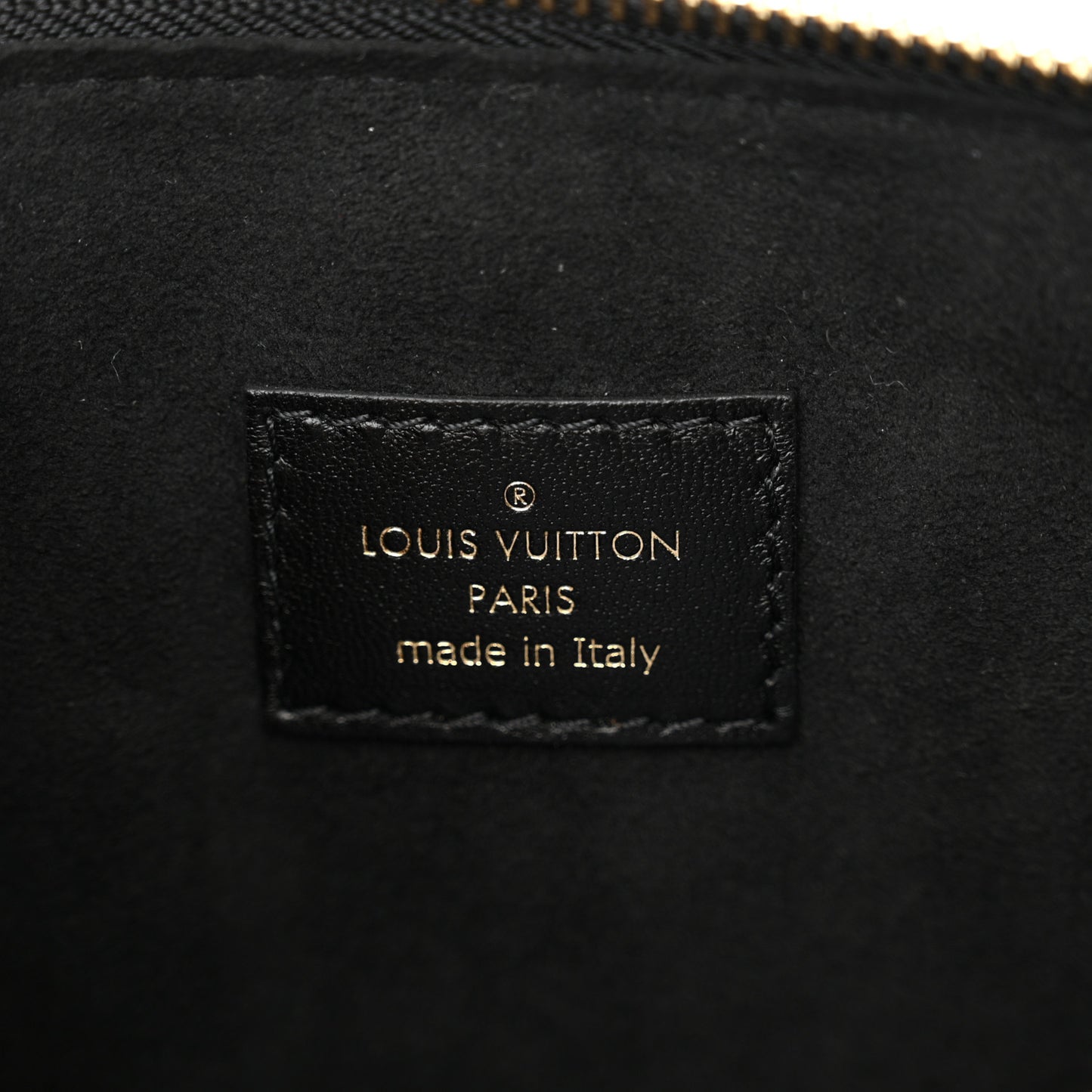 Patent Embossed Monogram Coussin PM Green Black