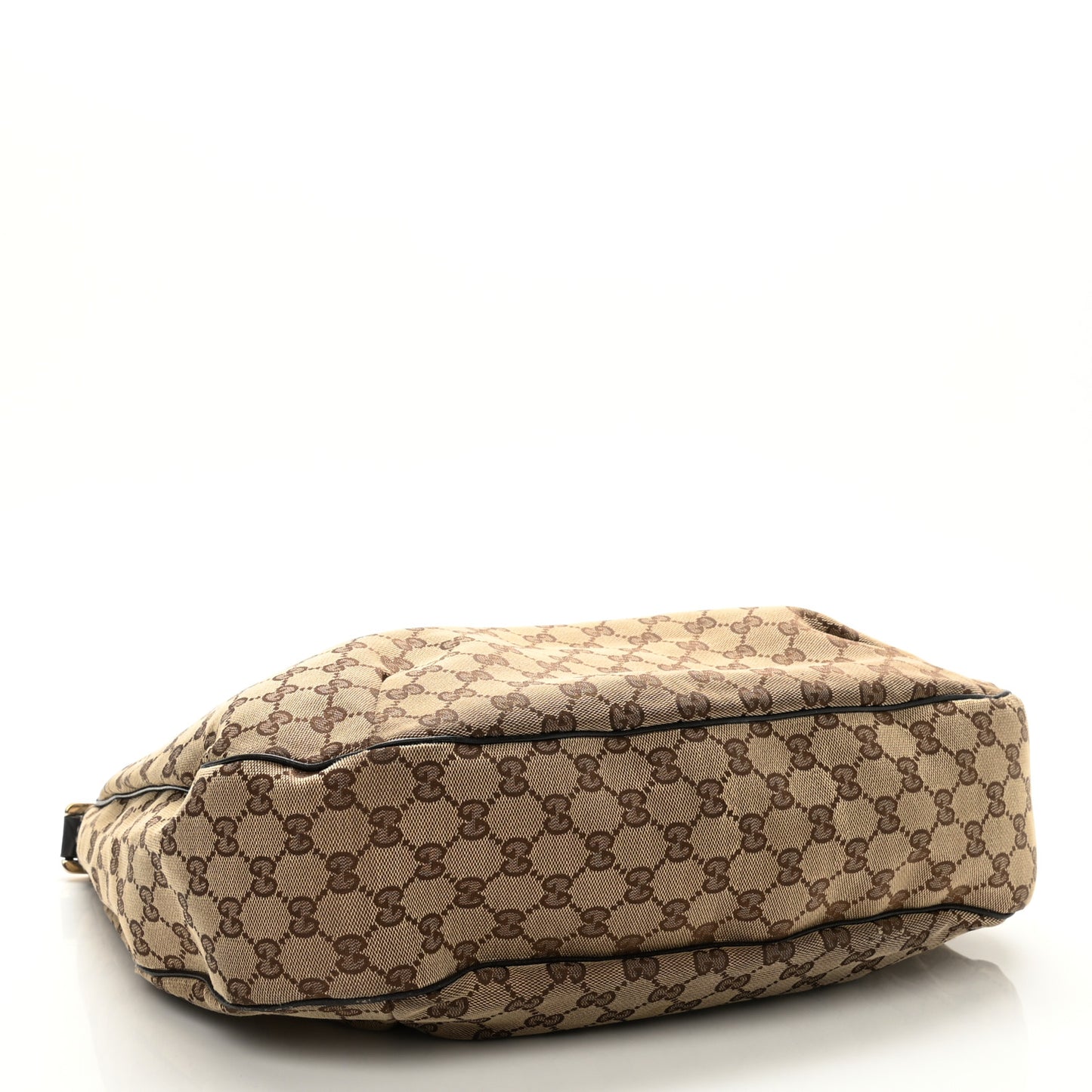 Monogram Large New Ladies Web Hobo Dark Brown