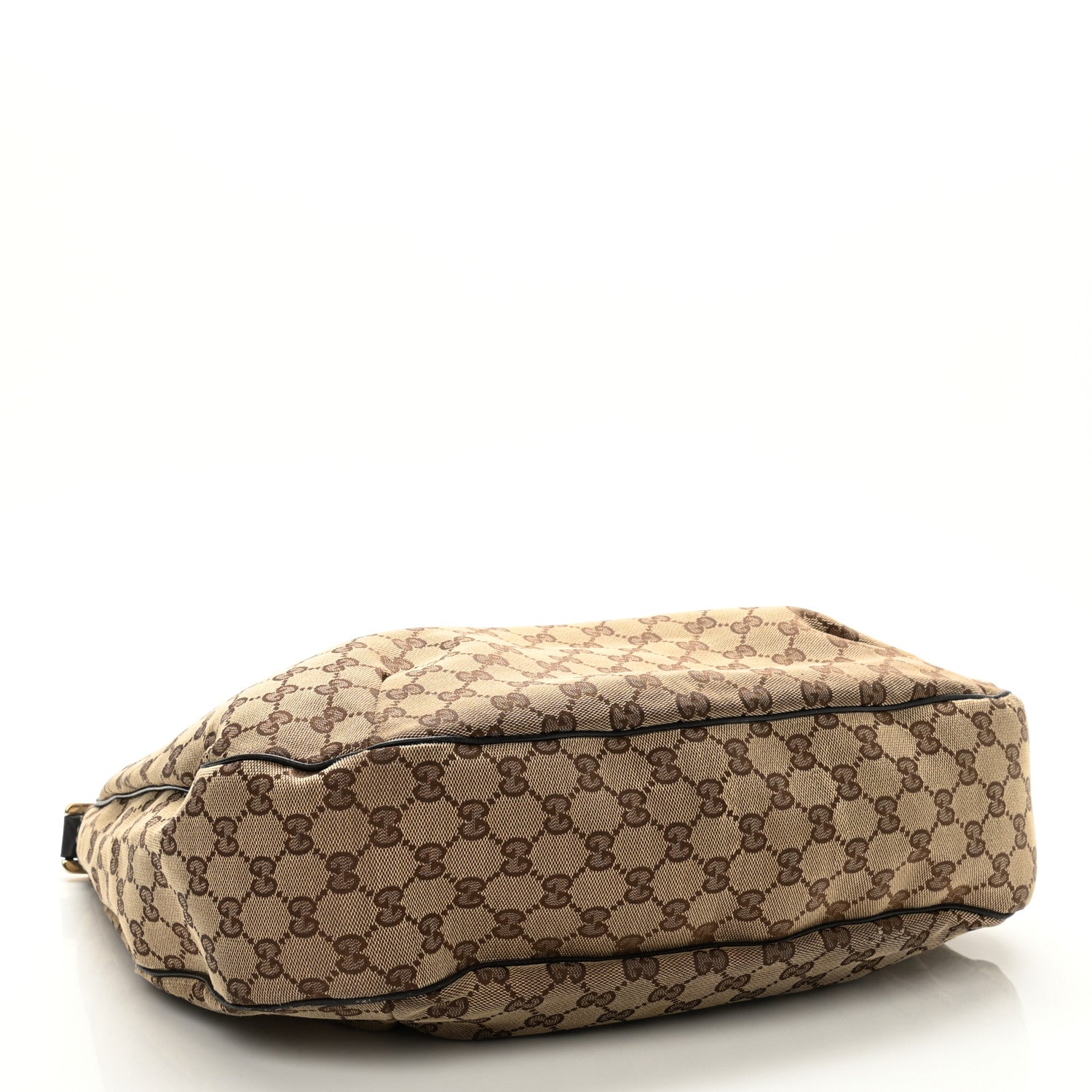Gucci Monogram Large New Ladies Web Hobo Dark Brown 4 of 13