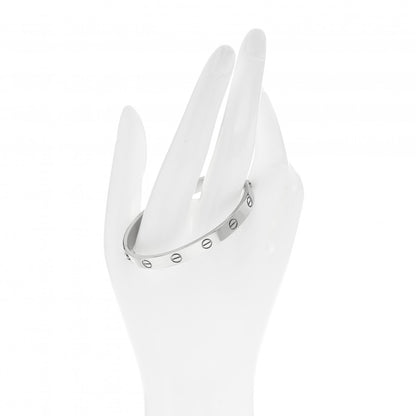 Cartier 18K White Gold LOVE Bracelet 16 2 of 4