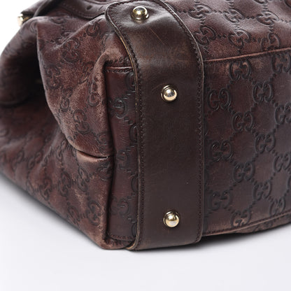 Gucci Guccissima Medium Pelham Shoulder Bag Dark Brown 9 of 21