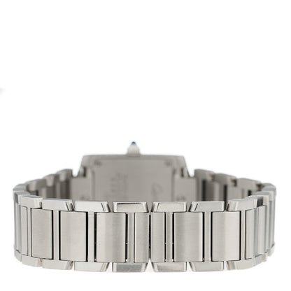 Cartier Stainless Steel 20mm Tank Francaise Quartz Watch 3 of 4