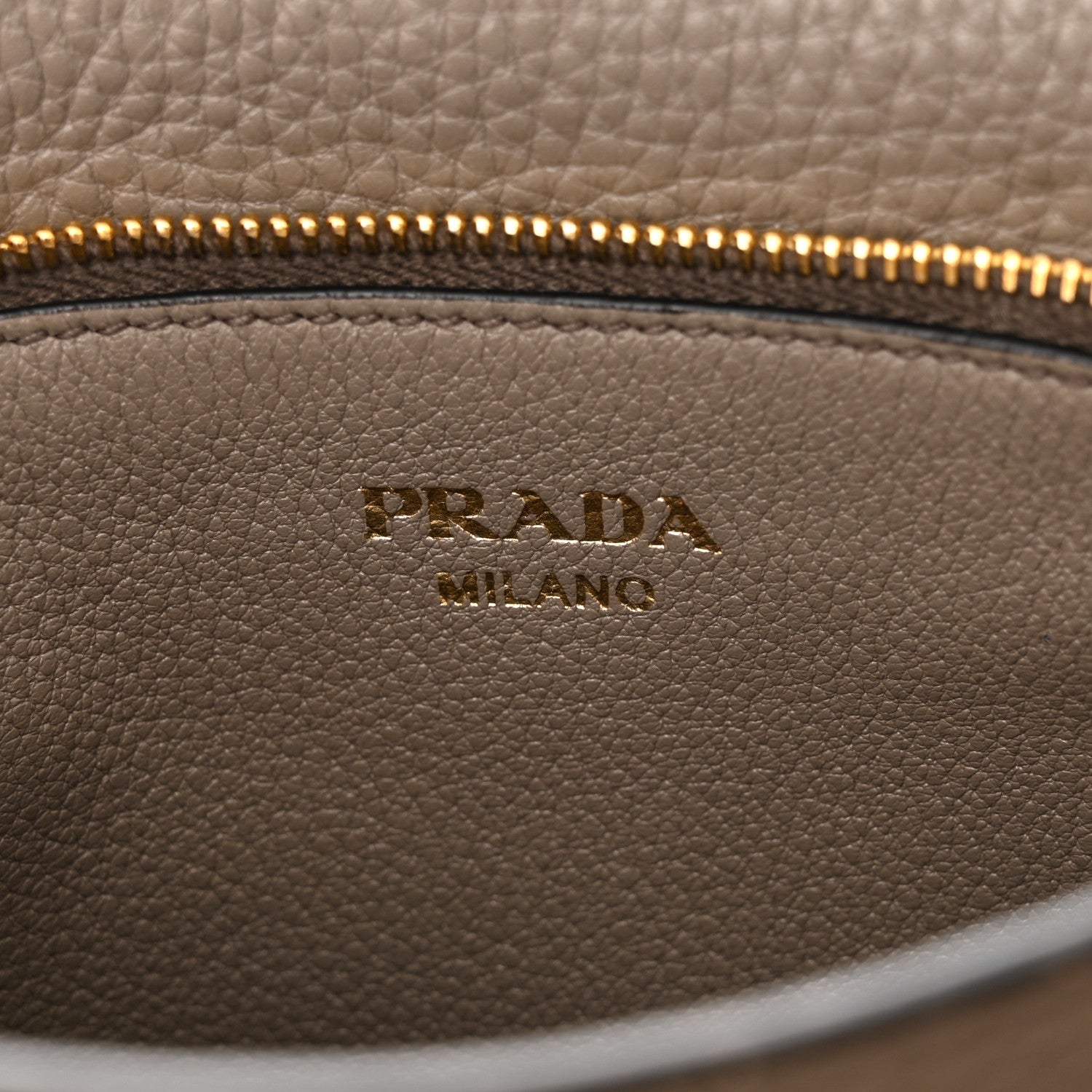 Prada Vitello Daino Crossbody Flap Argilla 6 of 13