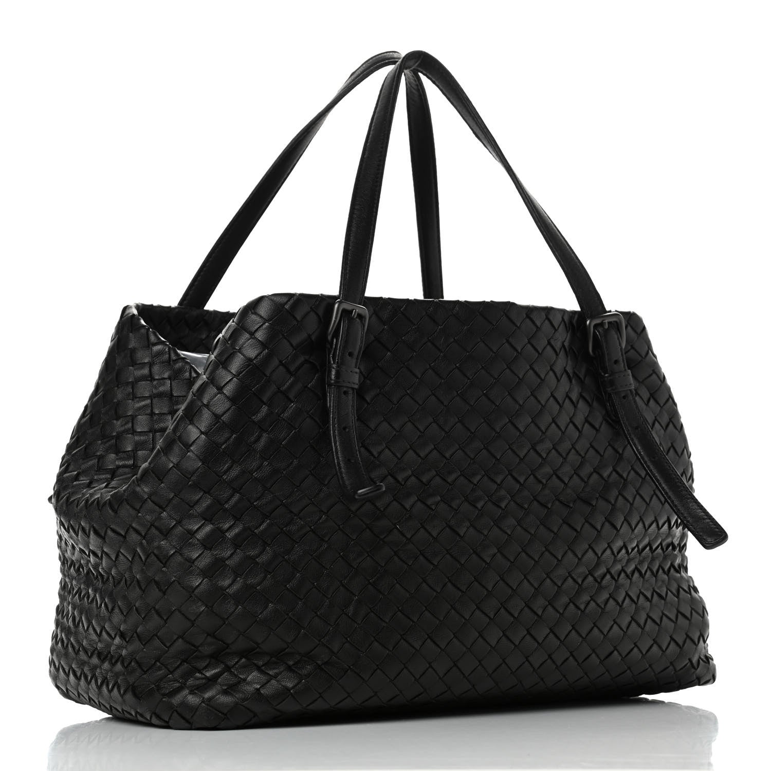 Bottega Veneta Nappa Intrecciato Medium Cesta Tote Black 2 of 4