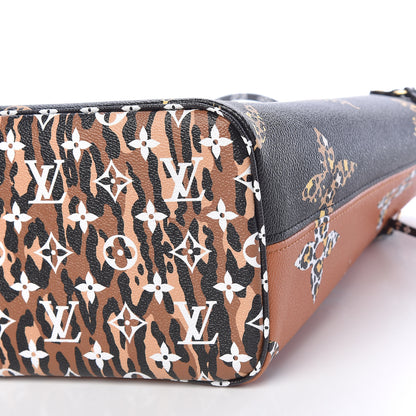 Louis Vuitton Monogram Giant Jungle Neverfull MM Black 9 of 10