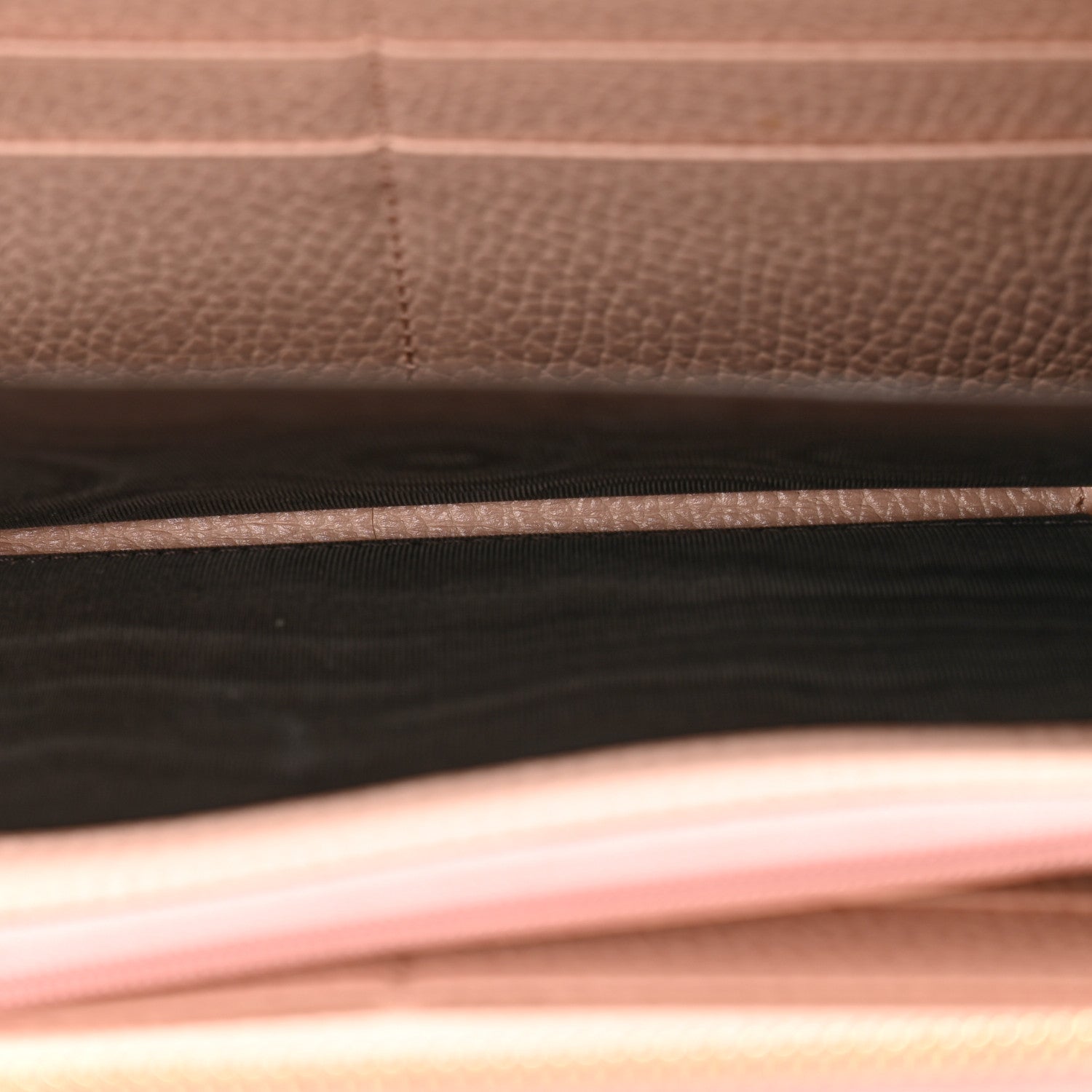 Gucci Dollar Calfskin GG Supreme Monogram GG Marmont Zip Around Wallet Light Pink Beige White 5 of 11