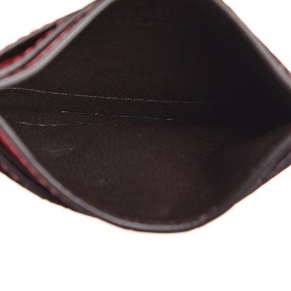 Gucci Crocodile GG Ophidia Card Holder Hibiscus Red 5 of 7