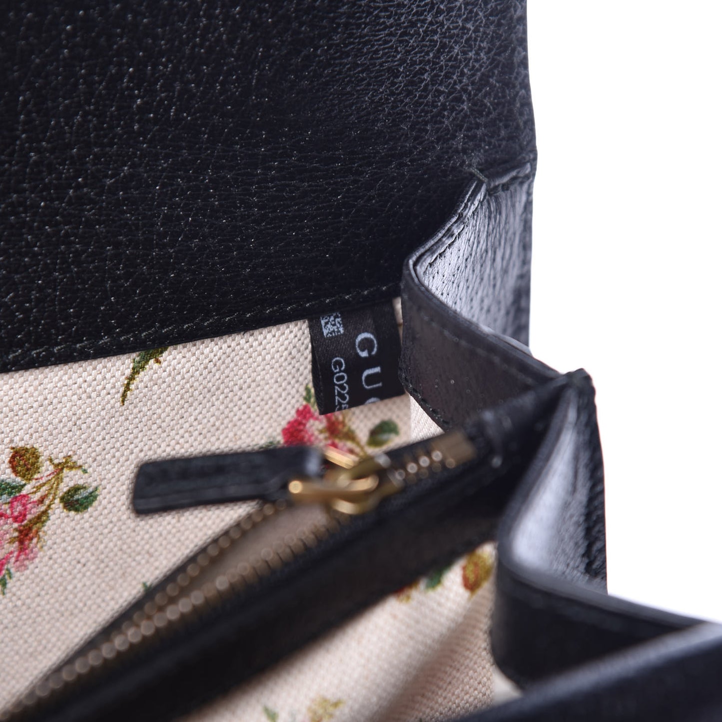 Calfskin Web Floral Embroidered Medium Dionysus Shoulder Bag Black
