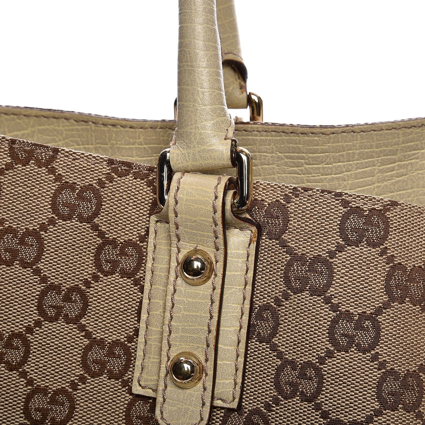 Monogram Medium Hasler Tote Off White