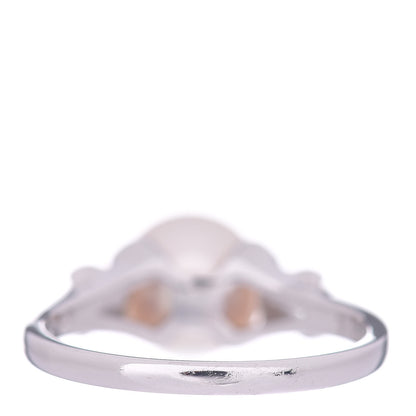 Mikimoto Platinum Akoya Pearl 8mm Bow Ring 51 5.75 4 of 5