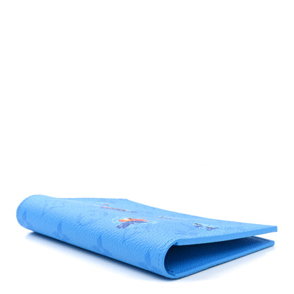 Louis Vuitton Monogram Sports Passport Cover Pool Blue 4 of 7