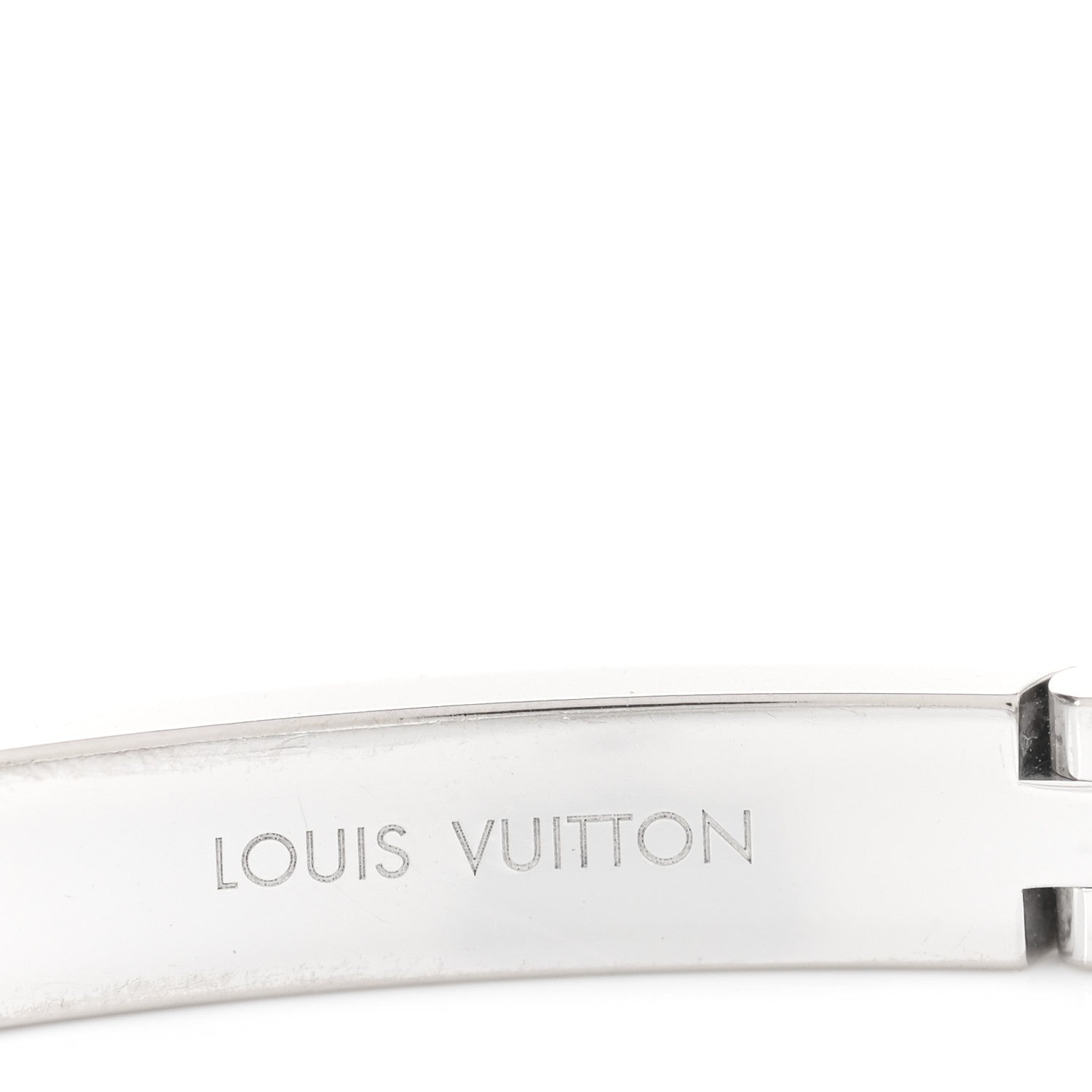 Louis Vuitton 18K White Gold Diamond Empreinte Bangle Bracelet 15 4 of 5