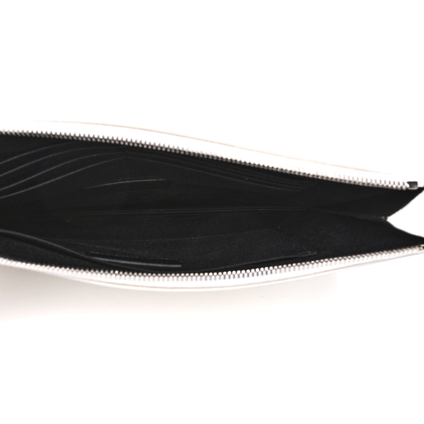 Grain de Poudre Zipped Document Holder White