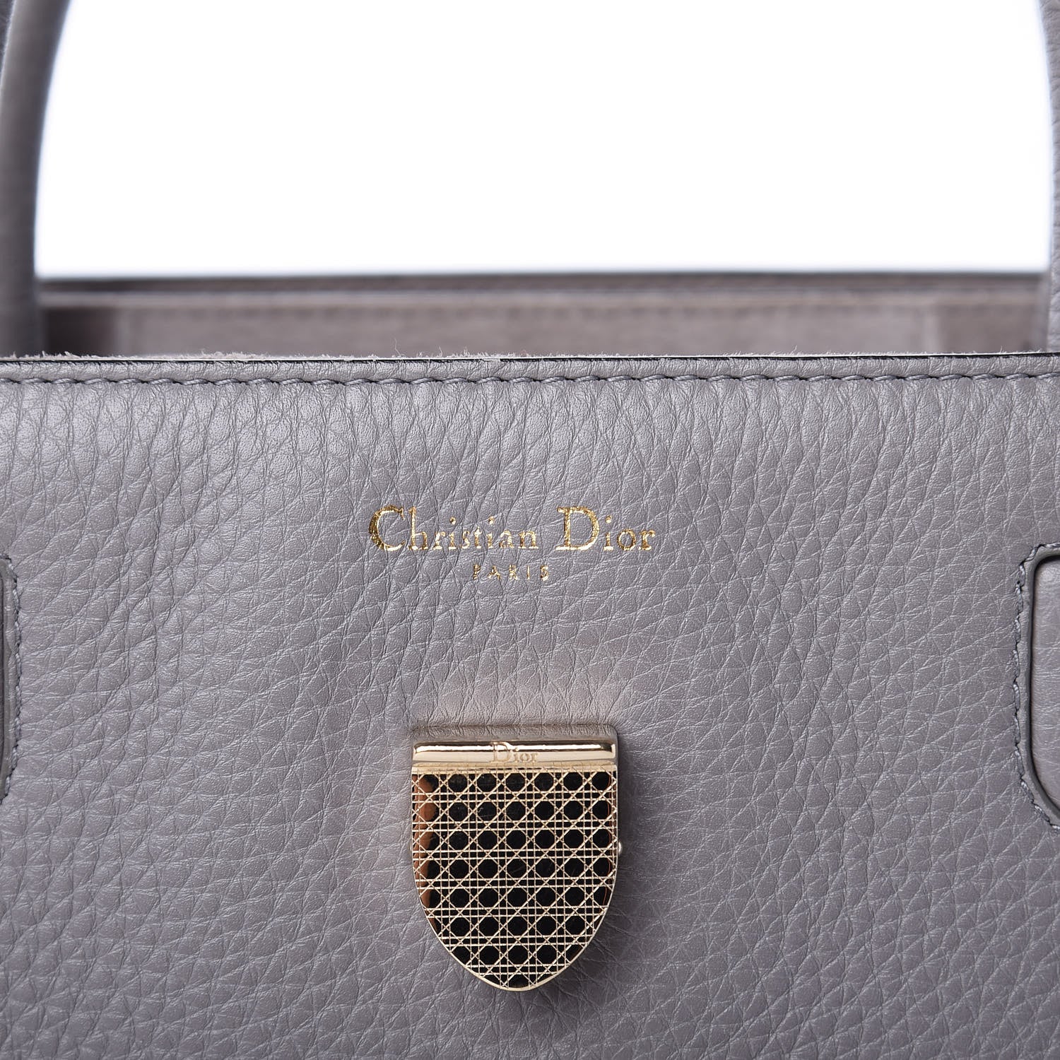 Christian Dior Bullcalf Medium Diorever Flap Meteorite Grey 8 of 10