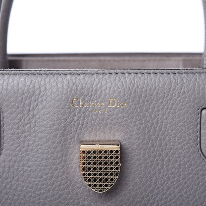 Christian Dior Bullcalf Medium Diorever Flap Meteorite Grey 8 of 10