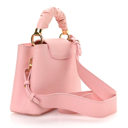Louis Vuitton Taurillon Scrunchie Capucines BB Bubble Gum Pink 3 of 9