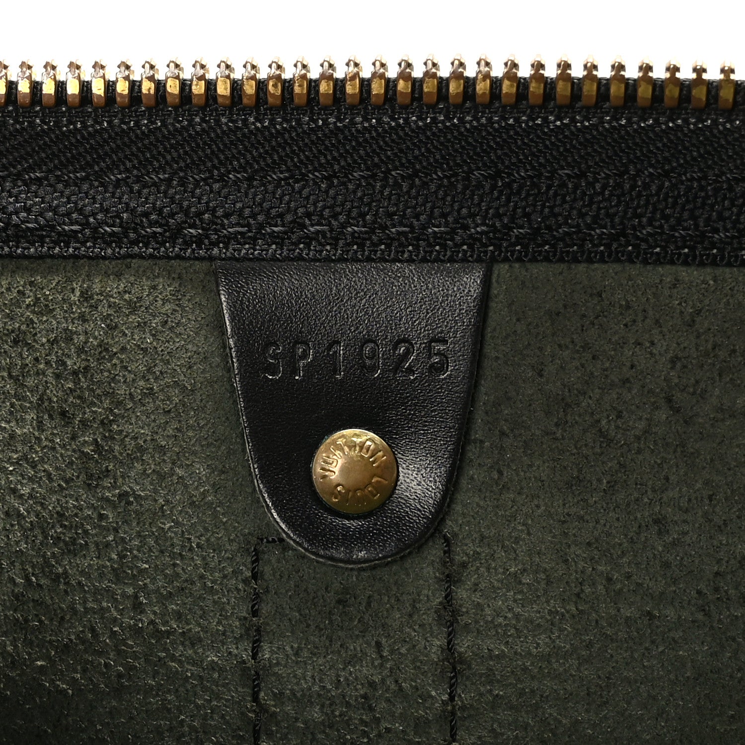 Louis Vuitton Epi Keepall 45 Black 6 of 10