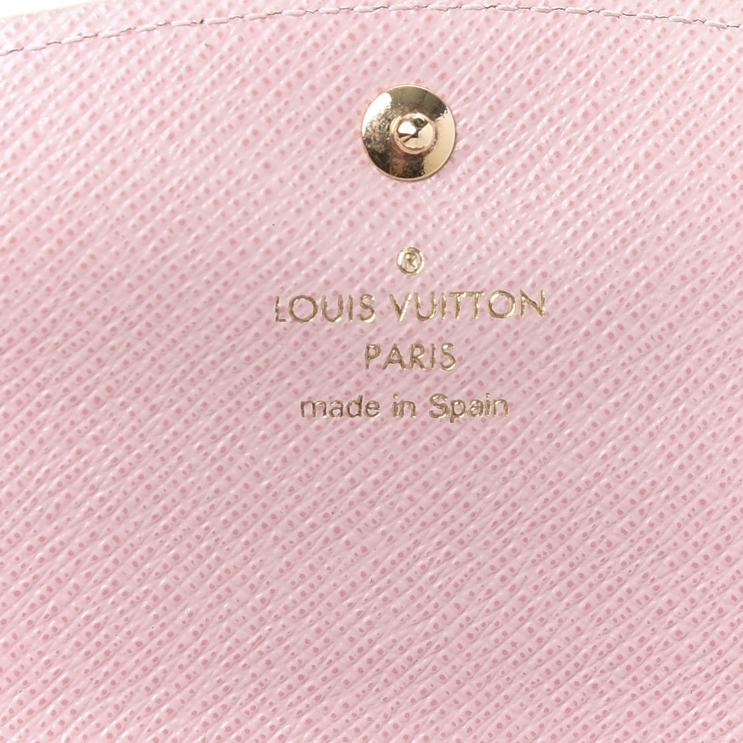 Damier Ebene Caissa Wallet Rose Ballerine