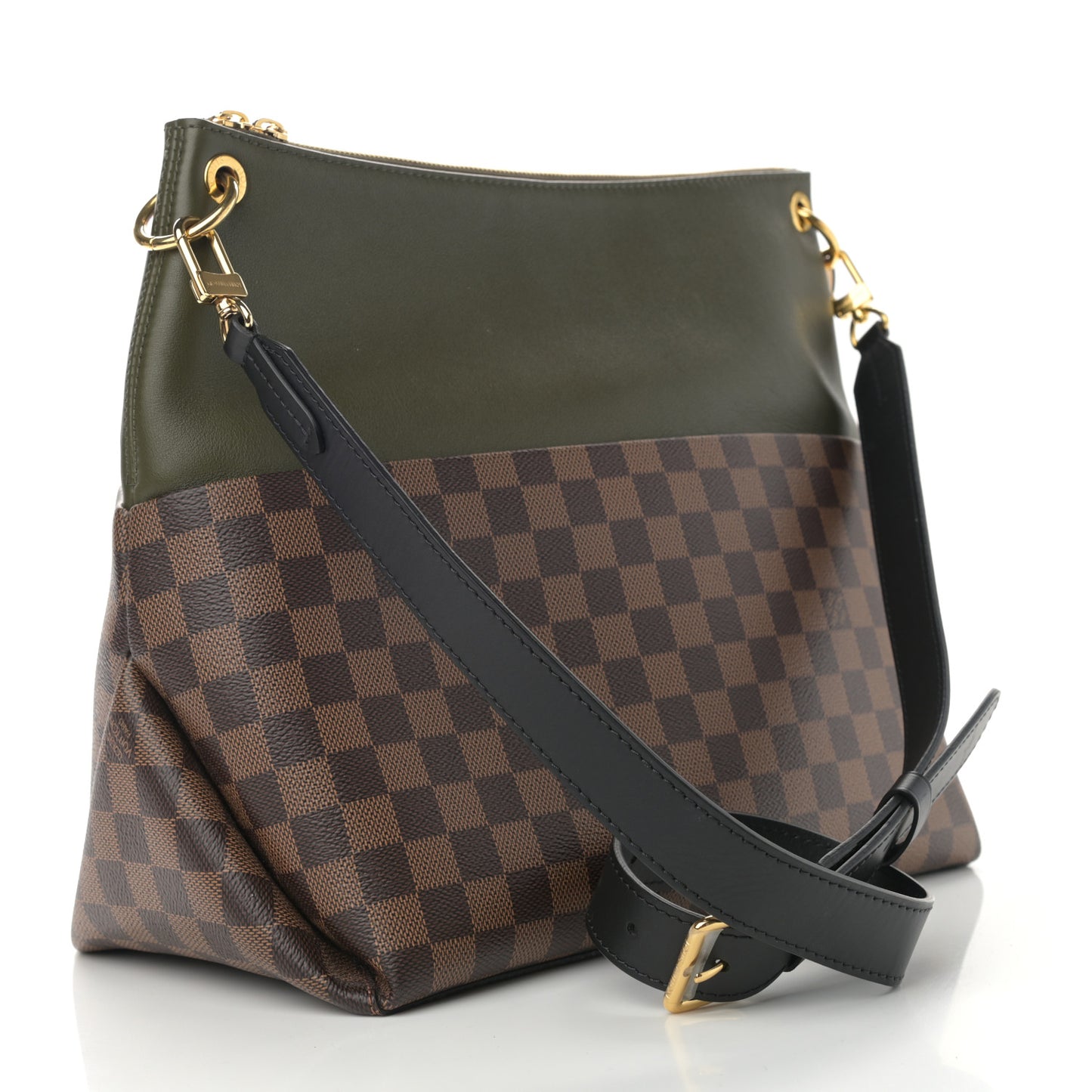 Damier Ebene Calfskin Maida Khaki