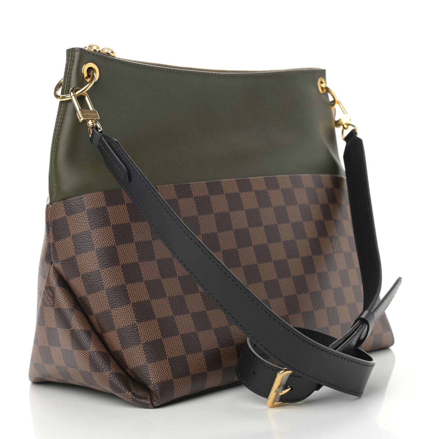 Louis Vuitton Damier Ebene Calfskin Maida Khaki 3 of 8