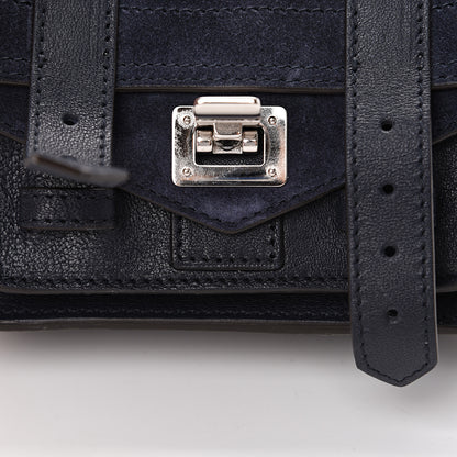 Proenza Schouler Suede Micro PS1 Satchel Dark Navy 7 of 12