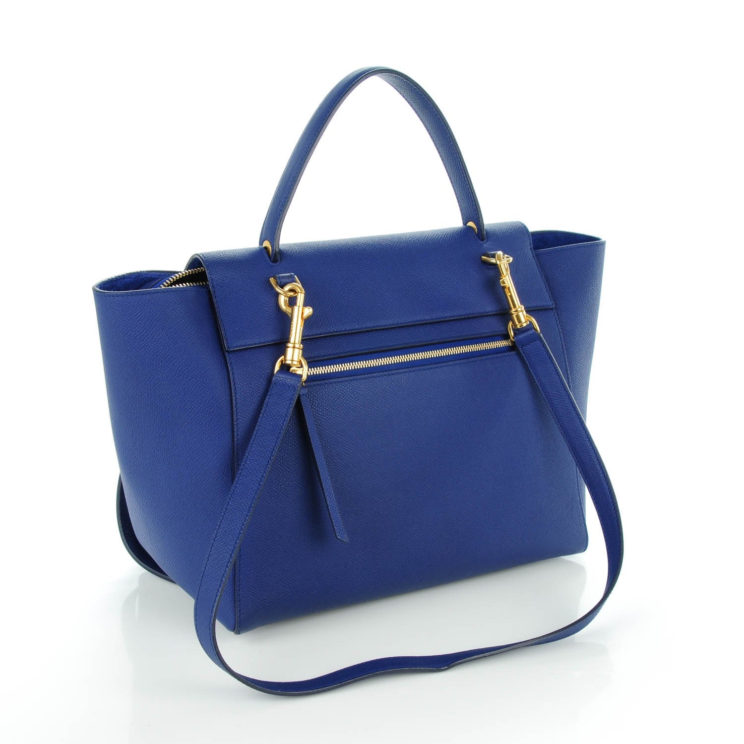 Celine Grained Calfskin Small Belt Bag Indigo 3 of 7