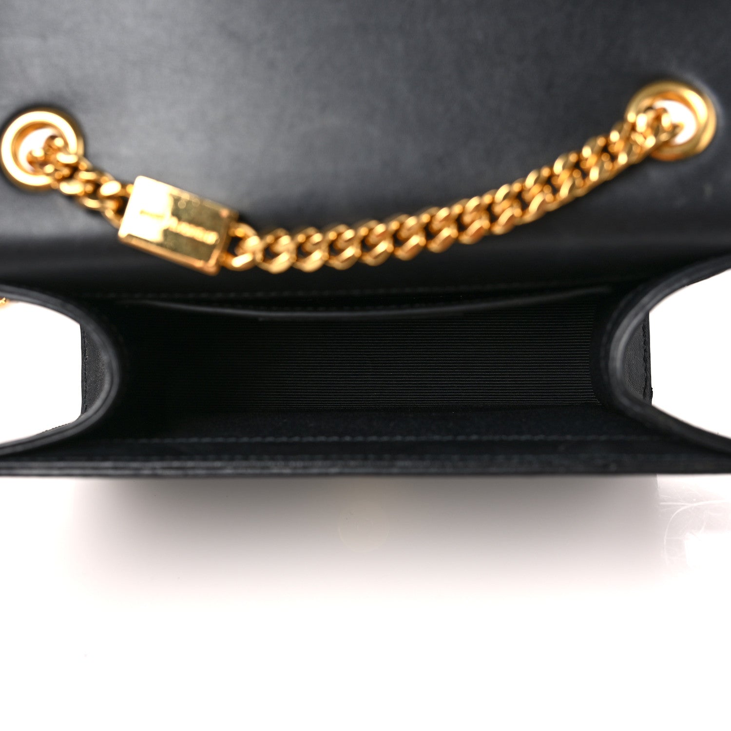 Saint Laurent Calfskin Small Monogram Kate Tassel Heart Satchel Black Rouge 5 of 10