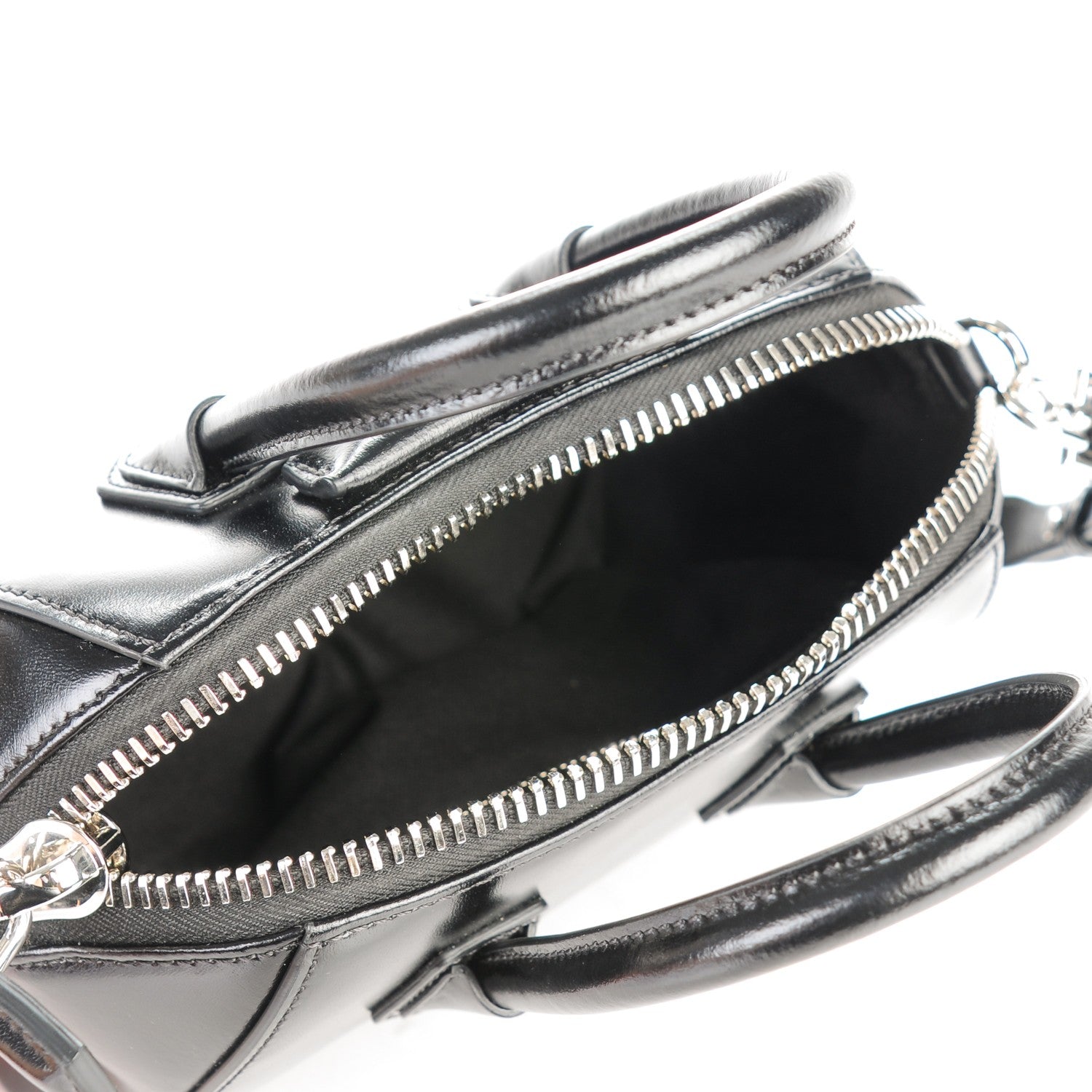 Givenchy Shiny Lord Calfskin Mini Antigona Black 5 of 7