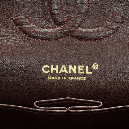 Chanel Lambskin Quilted Medium Double Flap Black 7 of 8