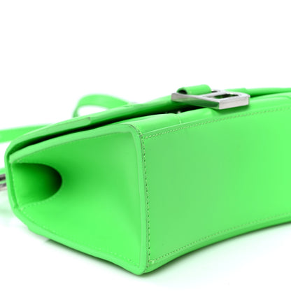 Balenciaga Shiny Box Calfskin Hourglass Top Handle Bag XS Fluo Green 9 of 11