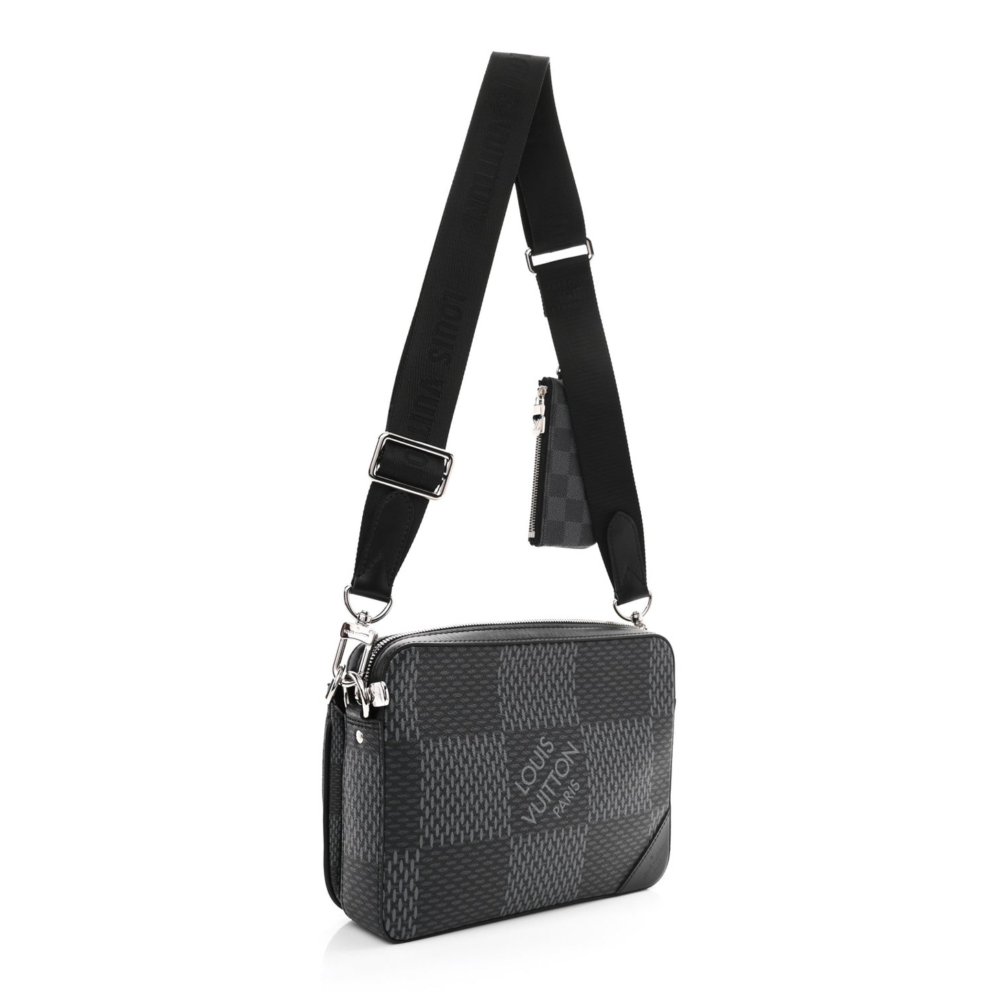 Damier Graphite 3D Trio Messenger