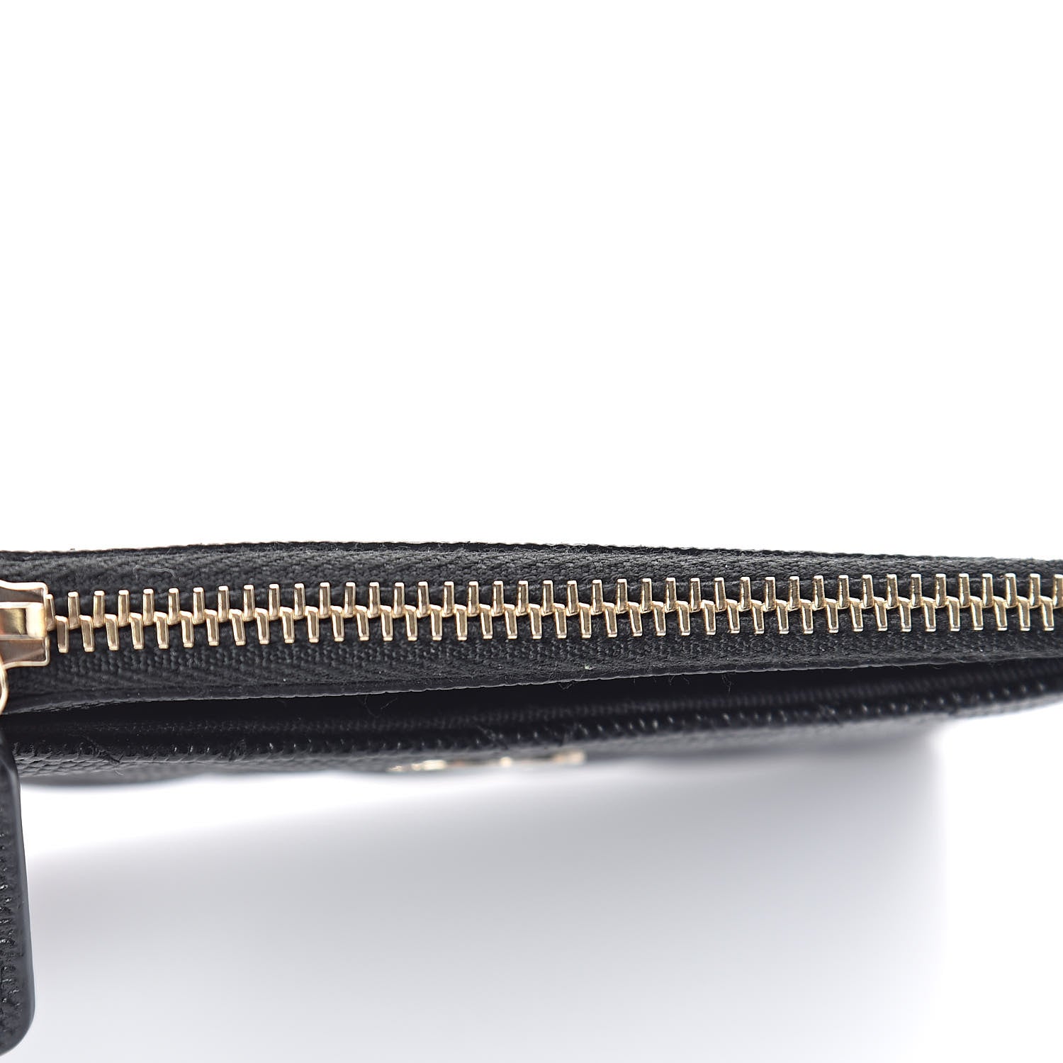 Chanel Caviar Quilted CC Zip Card Holder Black 8 of 9