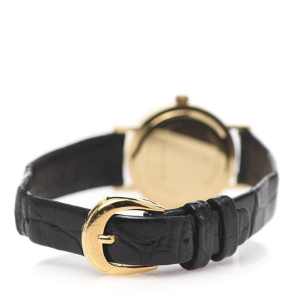Tiffany 18K Yellow Gold Alligator 24mm Atlas Quartz Watch Gold 4 of 6