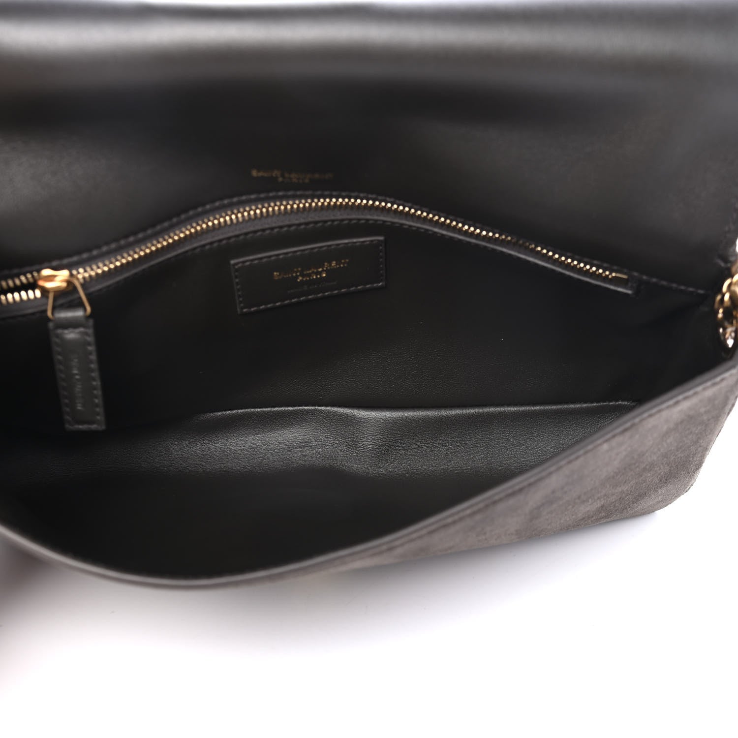 Saint Laurent Suede Monogram Tassel Kate 99 Pebble 4 of 4