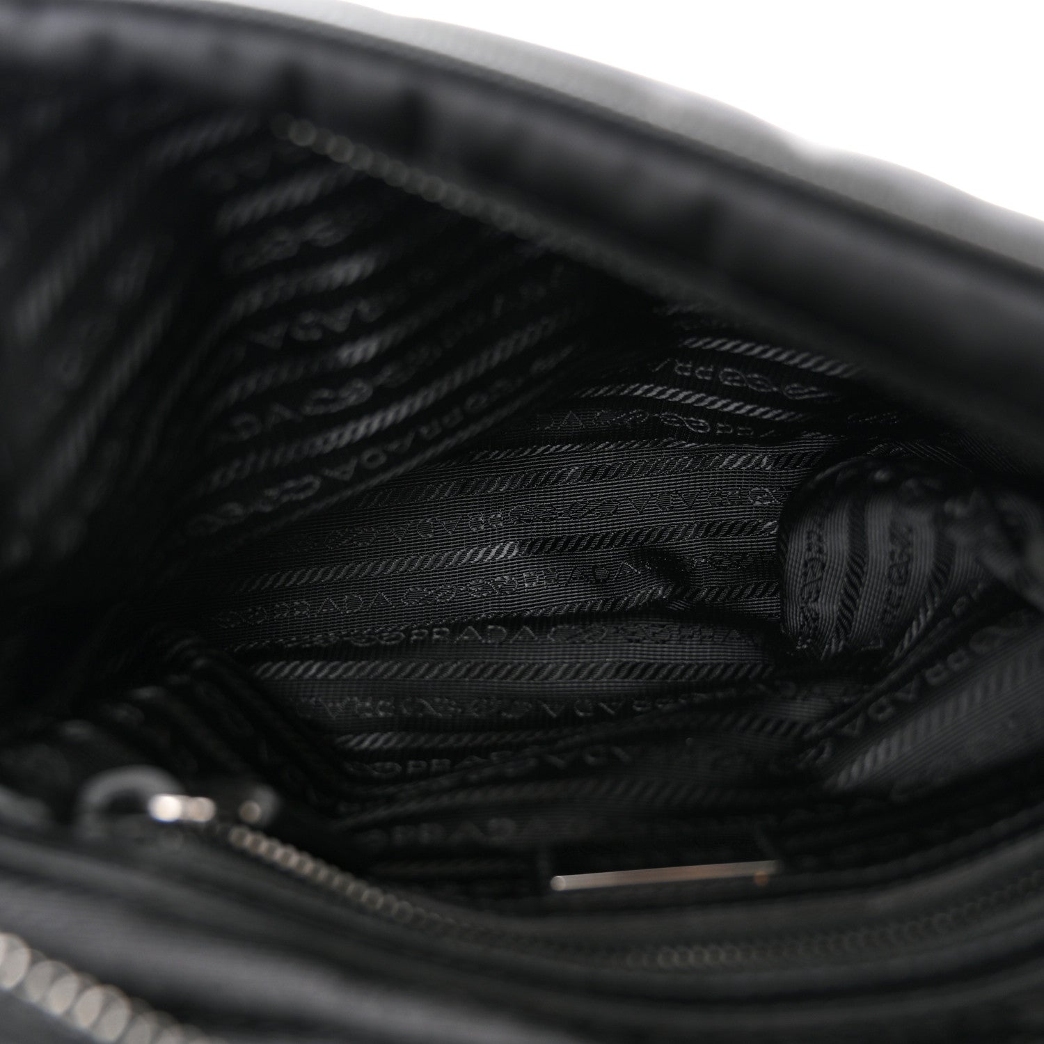 Prada Tessuto Nylon Saffiano Re-Edition 2005 Shoulder Bag Black 4 of 10