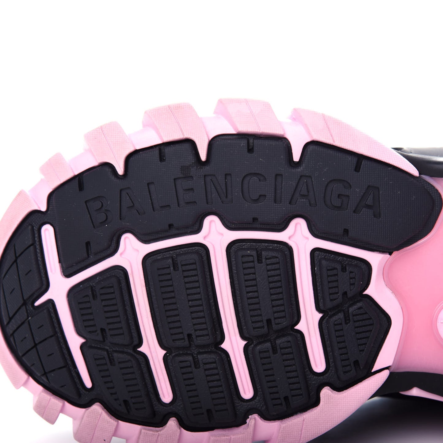 Mesh Nylon Bi-Color Womens Track Sneakers 38 Black Pink