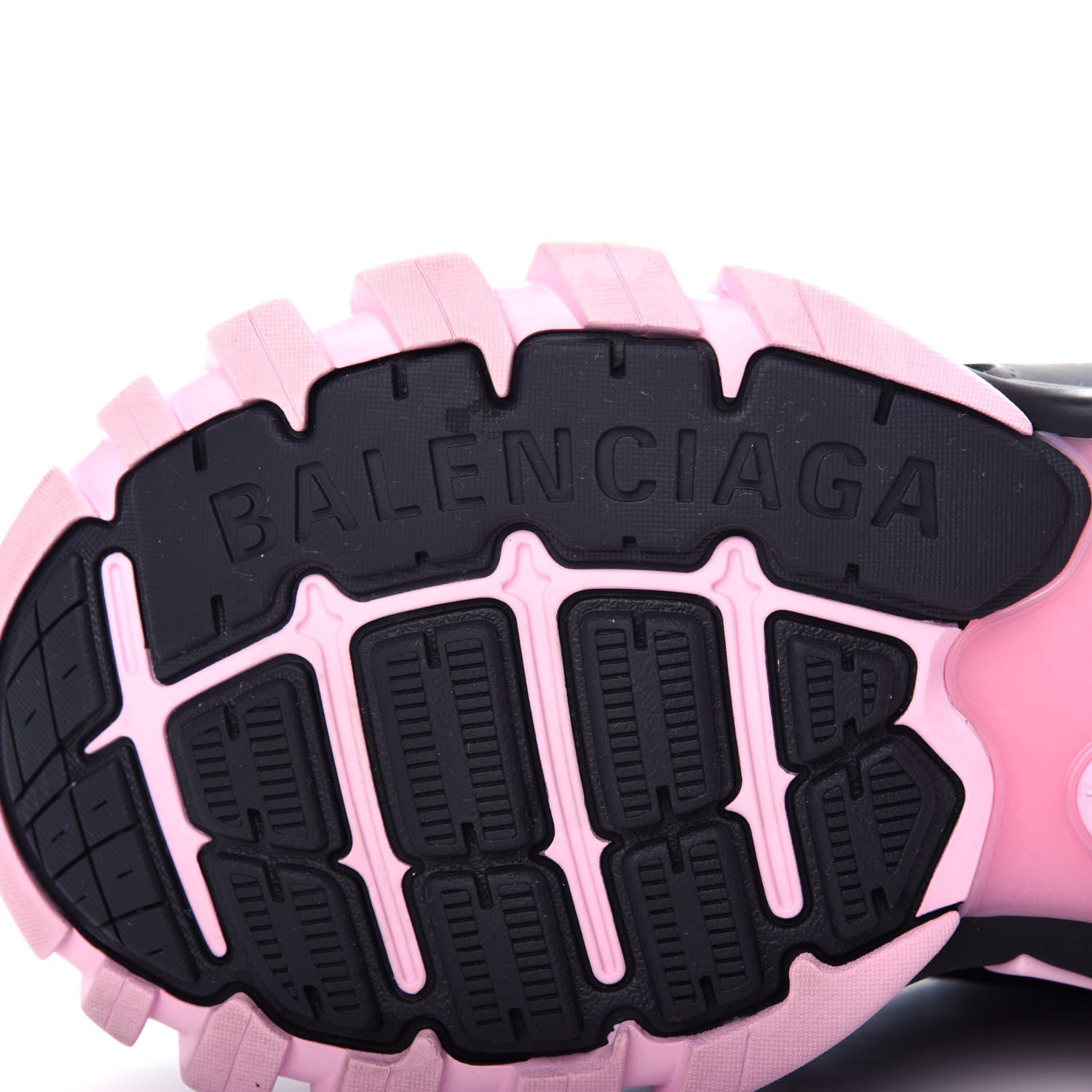 Balenciaga Mesh Nylon Bi-Color Womens Track Sneakers 38 Black Pink 9 of 10