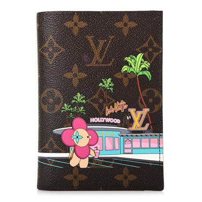 Louis Vuitton Monogram 2021 Christmas Animation Hollywood Passport Cover Fuchsia 1 of 6