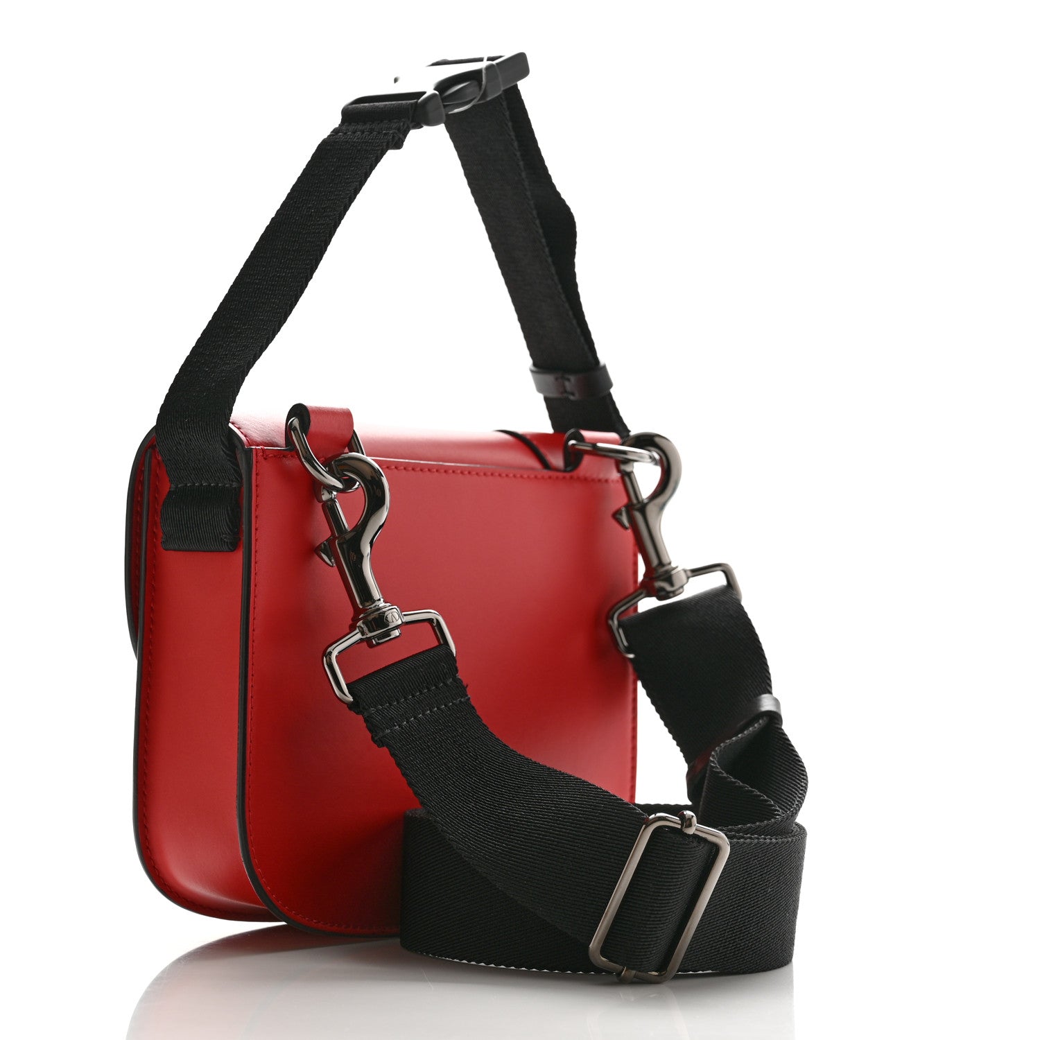Valentino Garavani Smooth Calfskin Small Supervee Crossbody Bag Rouge Pur 3 of 10